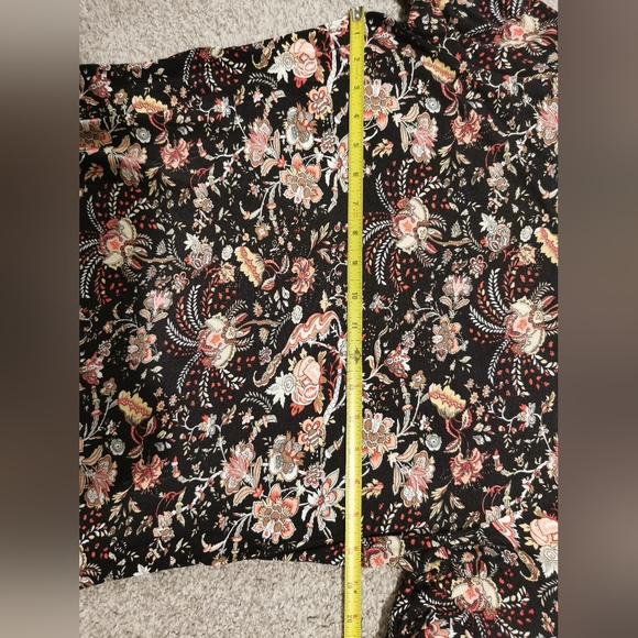 NWT Leonisa floral black dress size M - Picture 3 of 8
